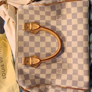 Louis vuitton speedy 25 damier azur